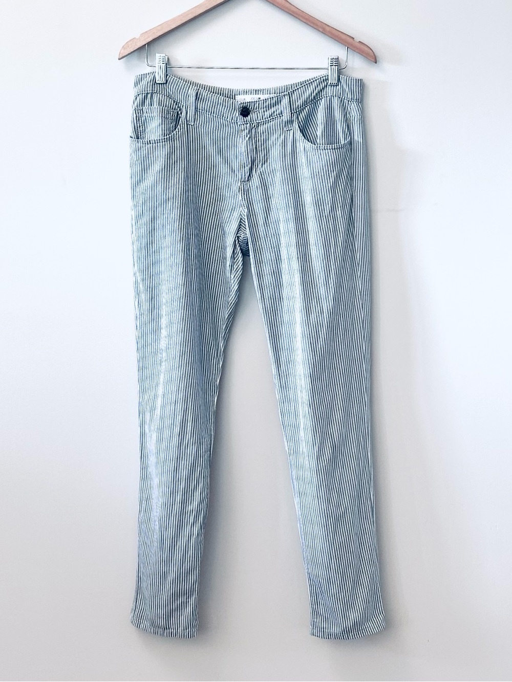 JOE’S Jeans The Weekender Slim Fit Lightweight Cotton Striped Pants Women’s 28